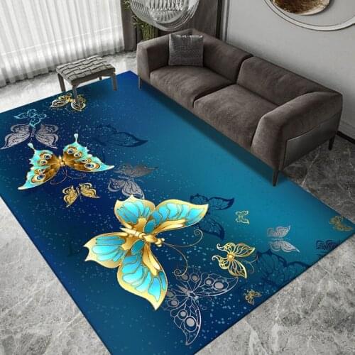 Anti-slip Carpet Indoor Printed Decoration Rugs Living Room Bedroom Bedside Bay Window Floor Decor Mat bedroom decor style7