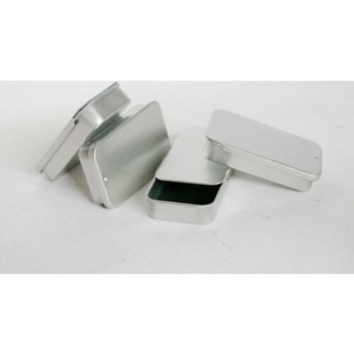 80X50X15mm Rectangular slide cover Mini iron box storage box wedding Jewelry Pill Cases mint tin boxes container F20173894