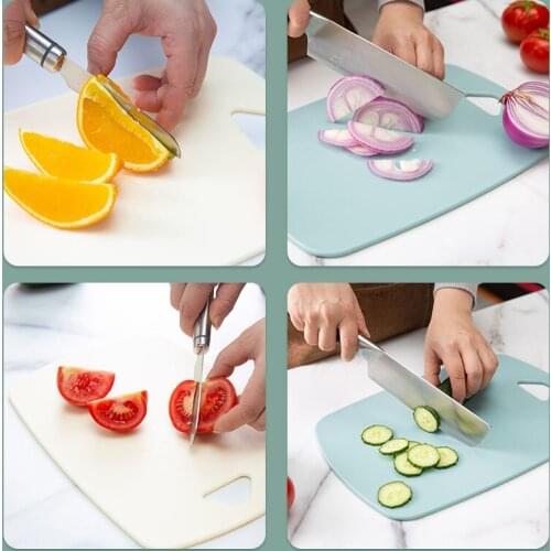 Cutting board large, medium and small 3 piece combination kitchen vegetable meat household cutting fruit cutting board set