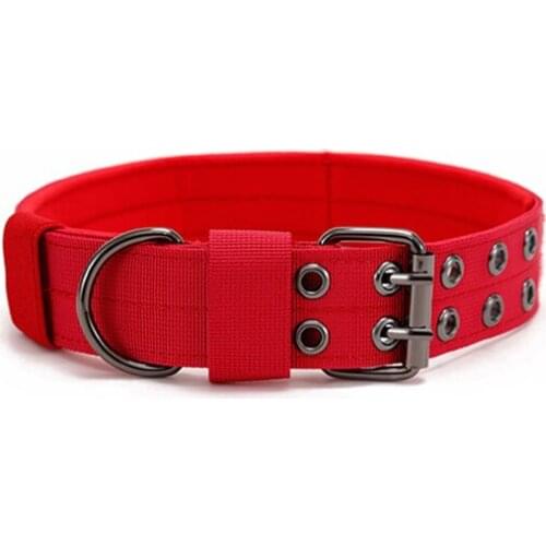 4.5 cm Width Adjustable Durable Nylon Dog Collar Outdoor Tactical Training Pet Dog Collar Military Collar Dog Police Pet Product