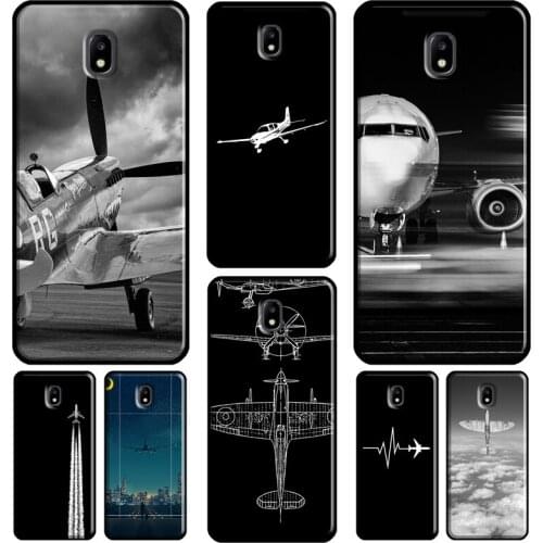 Airplane Aircraft For Samsung Galaxy J7 J3 J5 2017 A3 A5 2016 J4 J6 A6 A8 Plus J2 Core J8 2018 Phone Case