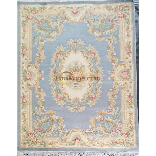 Chinese aubusson carpetschinese wool carpets floral rug french machine made Plush savonery Made To Order chinese aubusson rug