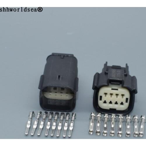 Shhworldsea 8pin 1.2mm auto electrical plug waterproof connector female housing connectors 33472-0801 33482-4801