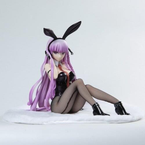 Freeing Sexy Girl Danganronpa Kyoko Kirigiri Bunny Girl PVC Action Figure Japanese Anime Figure Statue Toys Collection Doll Gift