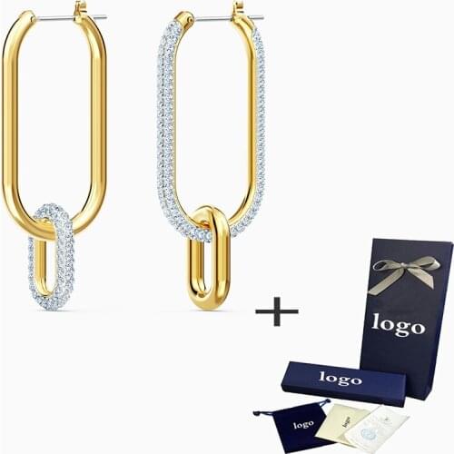 SWA 2020 New High-quality Time Earrings, Exquisite And Charming Jewelry Is The Most Romantic Birthday Gift For Girlfriend