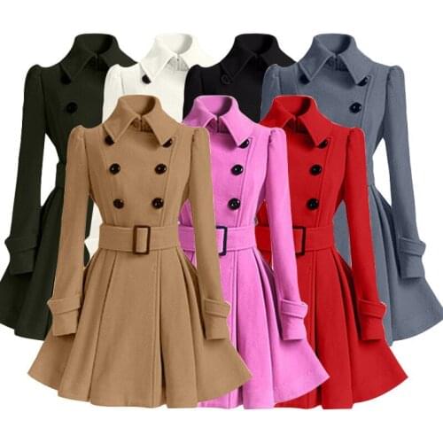 Yvlvol Womens Long Coats