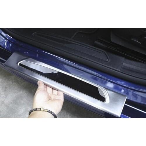 Stainless Inside Door Sill Scuff Threshold Protector Plate Cover Trim For Alfa Romeo Giulia 2017 Set of 4pcs