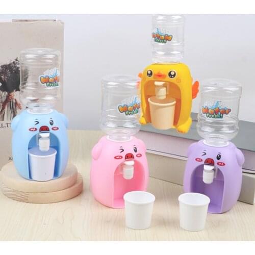 1pc Mini Cartoon Drink Water Dispenser Toy Kitchen Play House Toys for Children Game Toys for Children Kids Gift