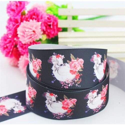 10 yards 22mm 38mm Creative design tape cartoon flora grosgrain polyester ribbon decorative tape textile