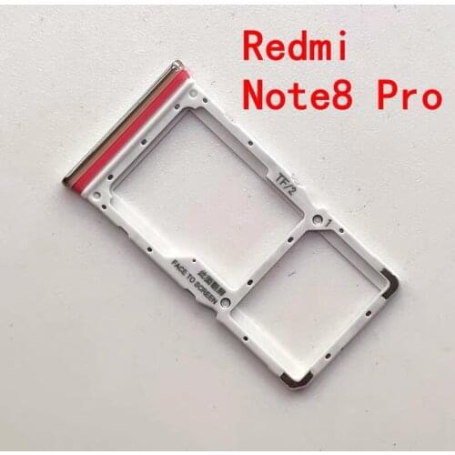 Sim Card Holder For Xiaomi Redmi Note 8 Pro Original Mobile Phone Housing New Micro SD Card Tray Adapter Slot + Tools