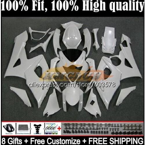 Injection For SUZUKI GSXR-1000 GSXR1000 GSX R1000 K5 12CL.26 GSX-R1000 05 06 GSXR 1000 1000CC CC 2005 2006 Fairing Pearl White