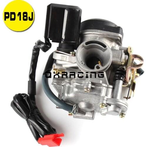 18mm PD18J Carb Carburetor For GY6 50CC 139QMB 139QMA Scooter Jonway 50cc Stock