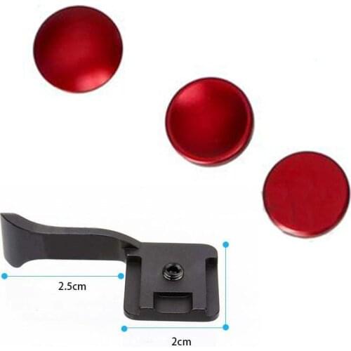 4in1 Black Shutter Release button + GRIP THUMBS thumb button Finger buckle Fo Fuji X-PRO1 X-E2 X-A1 X100 X100S x10 x20 X-M1 X-A1