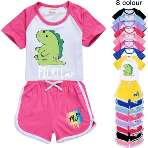 Moriah Eustace Elizabeth 100-170 New T-shirt Shorts Leisure Sports Suit Toddler Girl Pajamas Toddler Boys Summer Clothes T Shirt