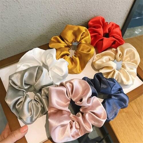 New Fashion Ladies Hair Ring Rope Multi-style Women Casual Solid Color Hair Accessories Summer Elastic Rubber Band Hair Ties