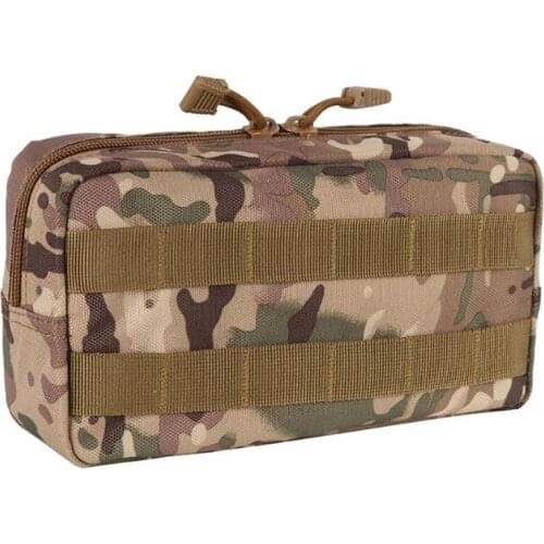 Outdoor Pouch Military Clutch Bag Camouflage Tactical Molle Belt Waterproof Commuter Bag Carrier Cell Phone Bag Billetera Hombre