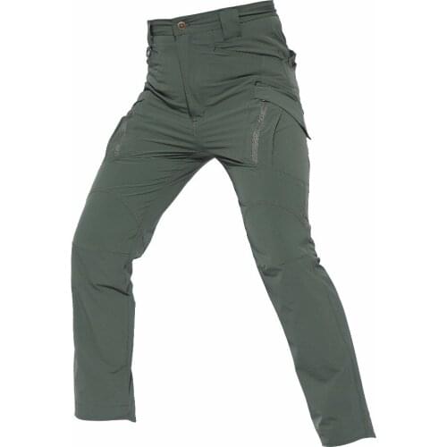 Hot Men Outdoor Training Camping Hiking Trekking Elastic Pants Tactical Combat Military Army Quick-dry Male Overalls Trousers