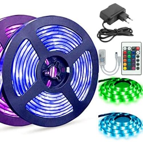 LED lights WIFI remote control 5050 RGB EU 12V suitable for home lighting TV ceiling cabinet decoration