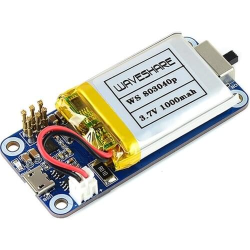 Top Waveshare UPS Module for Raspberry Pi Zero Power Supply with Battery UPS Power Supply Module Supports Charging and Dischargi