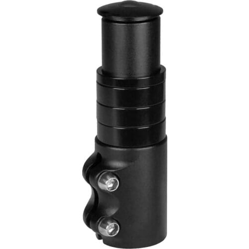 120mm Bike Fork Extender Extension Handlebar Stem Riser Rise Up Black Bicycle Adaptor Durable MTB Mountain Cycling Part