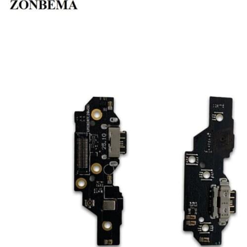 ZONBEMA 50pcs OriginaL For Nokia 5.1 Plus X5 Dock Connector USB Charger Charging Port Flex Cable Board Replacement Parts