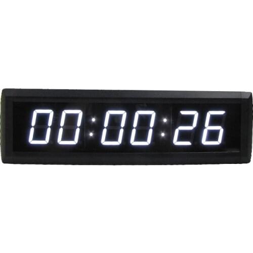 1.8" modern LED timing wall clock digital game countdown timer clock with stopwatch