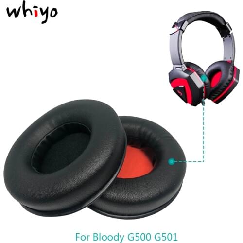 1 Pair of Ear Pads Cushion Cover Earpads Replacement Cups for Bloody G500 G501 G-500 G-501 G 500 G 501 Headphones Sleeve