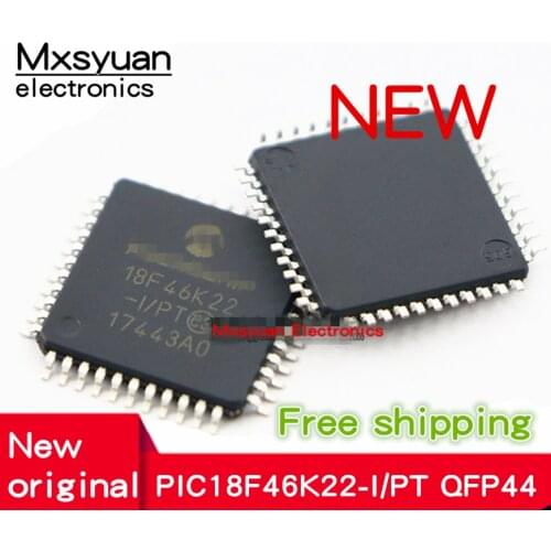 10~20PCS/LOT PIC18F46K22-I/PT PIC18F46K22 18F46K22 TQFP-44 NEW Microcontroller chip