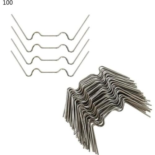 100 glazed clips, stainless steel W type 1.2 mm thick greenhouse sheath