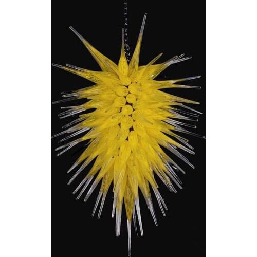 100% Mouth Blown Borosilicate Modern Italian Art Deco Dining Room Crystal Chandelier Luxury Murano Glass Pendant Lamps