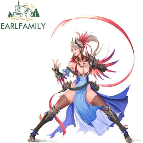 EARLFAMILY 13cm x 12cm for Daejun Park Gae Go Fantasy Girl Vinyl Car Stickers Motorcycle Refrigerator Decal Waterproof Decor