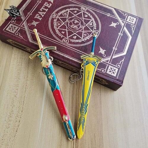 Fate Destiny Stay Night Saber Artoria Pendragon Sword Caliburn Excalibur Golden Sword of the Victorious Sword Model Toy Gift