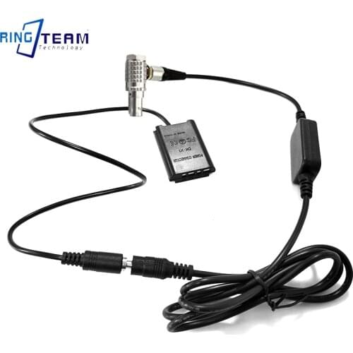 NP-BX1 Dummy Battery DK-X1 DC Coupler with LEMO 2pins male for Sony Cybershot DSC RX1 RX1R RX100 II III VI Digital Cameras