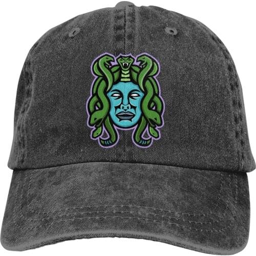 Medusa Greek God Mascot Baseball Cap cowboy hat Peaked cap Cowboy Bebop Hats Men and women hats