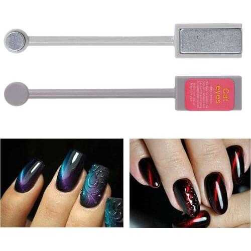 Multifunctional Nail Art Magnet Pen Magnetic Cats Eye Powder Design Different Mirror Effects Double Magnet 3D Nail Tool