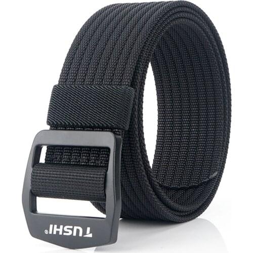 Men Belt Casual Nylon Belt Metal Buckle Outdoor Male Strap Canvas Jeans Boys Belts Tactical Wasit Belt Adjustable Women belt