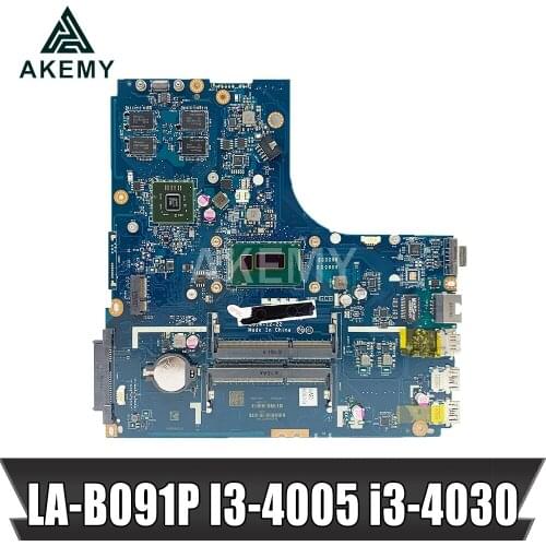 New Mainboard For Lenovo Ideapad B50-70 Laptop Motherboard ZIWB2/ZIWB3/ZIWE1 LA-B091P I3-4005 i3-4030 2GB GPU