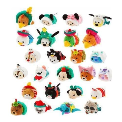 NEW Tsum Tsum Mini Plush Christmas 2018 Advent Calendar Doll Plush Toy