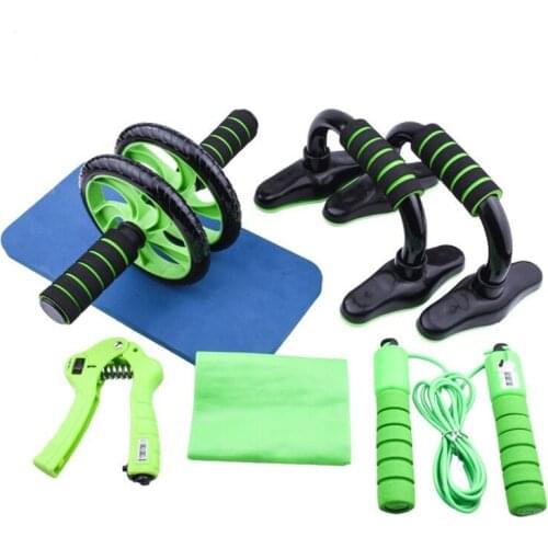 Push-up Support Abdominal Wheel Suit Multi-function Bodybuilding Training Device Indoor Workout Home Fitness Equipment Set