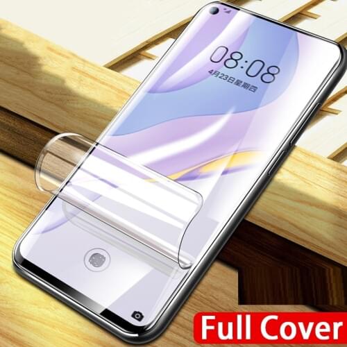 Full Screen Protector for Huawei Nova 7 SE 7i soft hydrogel film on the Nova7 i Nova7se Nova7i 7se not protective tempered glass