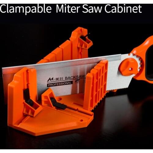 Woodworking Professional Miter Saw Cabinet 22.5°45° 90° 135° Wood PVC Pipe Cutting Saw Box Quality ABS Engineering Plastic Tool