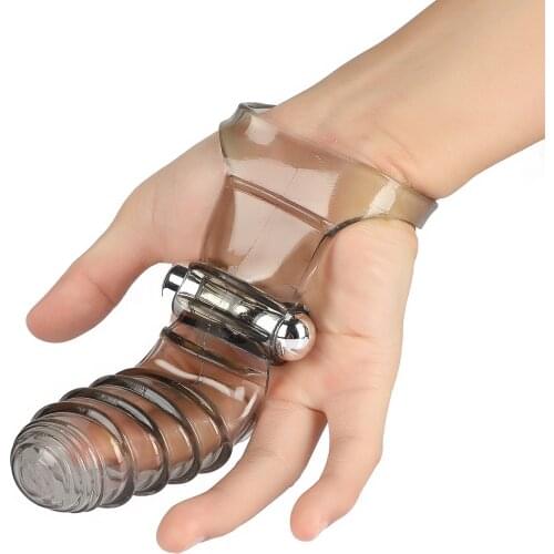 Silicone Finger Sleeve G-Spot Vibrators Sex Toys For Woman Clitoris Stimulator Vaginal Massage Vibrator Female Sex Toys Sex Shop