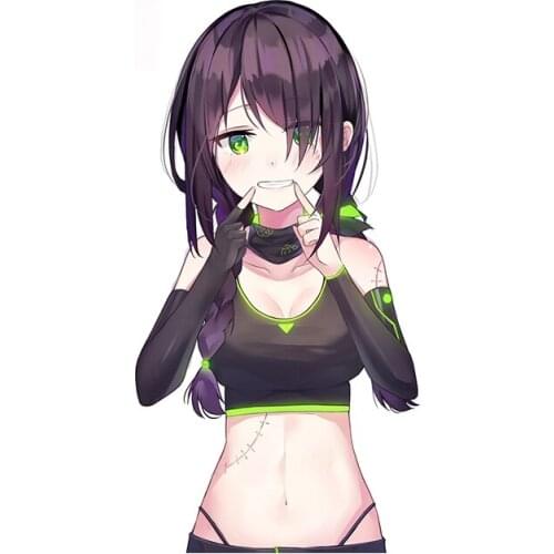 Chainsaw Man Vinyl Car Stickers Anime Decal Cover Scratches Waterproof Windows Car Accessories Sunscreen Scratch-Proof Decor