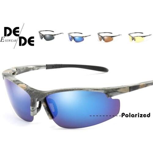 Top Quality Polarized Sunglasses Men Camo Vintage Male Polaroid Sun Glasses for men Eyewear Accessories