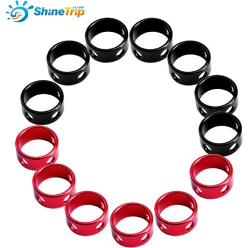 10Pcs Camp Tent Lock Cord Rope Fastener Ring Circular Guy Line Tensioners Runner