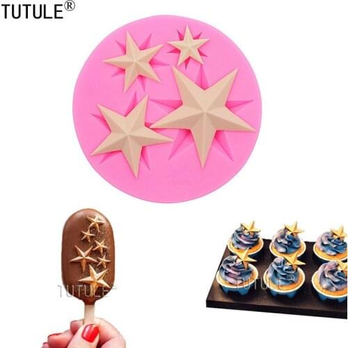 Stars rubber Flexible Food Safe Mold,Lone Star Silicone Mold Chocolate Mold Resin Polymer Clay Mold,Silicone Flexible Mold
