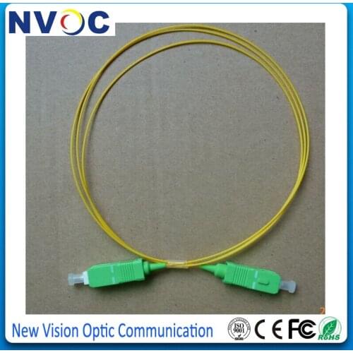 10Pcs/Lot,SC APC Single Mode 2M 0.9mm PVC Jacket Fiber Optic PatchCord,SC/APC-SC/APC SM Simplex 0.9MM Fiber Optic Jumper