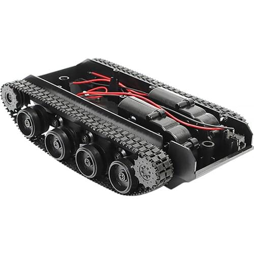 3V-7V DIY Light-Duty Shock-Absorbing Tank Rubber Crawler Car Chassis Kit With 130 Motor For Arduino SCM Vehicle Rc Tank