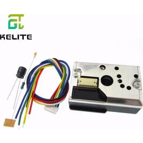 5PCS/LOT GP2Y1010AU0F GP2Y1010AUOF Replace by GP2Y1014AU0F AIR QUALITY DUST Sensor With Cable 100% new original (GP2Y1014AU0F)