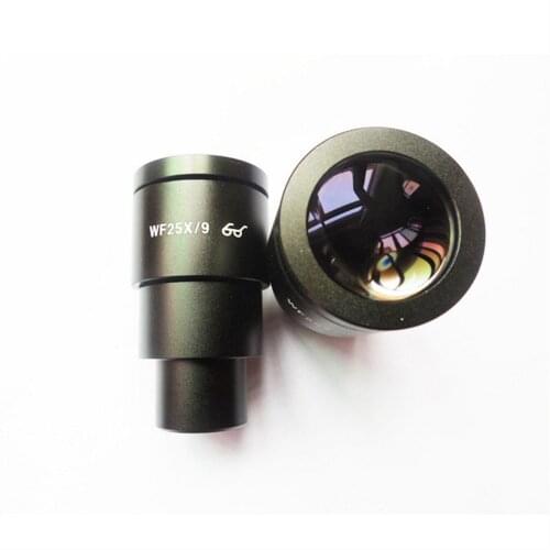Agnicy Stereo Microscope Wide-angle Eyepiece Large Field of View High Eye Point 25 Times WF25X/9 Interface 30mm